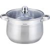 Klausberg 22,4 Litri ca 34 x 24 cm in Acciaio Inox antiruggine Premium pentola casseruola con Coperchio