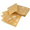 NIVIS PZ 1000 FOGLI DI CARTA OLEOFOBICA 25 CM X 18 CM IDEALE PER PANINI, HOT DOG, PATATINE FRITTE, OLIVE, HAMBURGER
