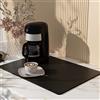 Hovoto Tappetino Scolapiatti in Silicone per Macchina da Caffè, Cucina, Bancone, Bar - Nero, 40 x 60 cm