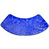 Daaxing Tappetino da doccia curvo, morbido e assorbente, antiscivolo, 30 x 60 x 100 cm, lavabile, tappetino da bagno per pavimento del bagno (blu reale)