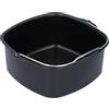 Pongnas Tortiera, Accessori per Friggitrice Ad Aria Stampo per Torta Quadrato da 7 Pollici con Rivestimento Antiaderente, per Cuocere Pizza, Pane e Patatine Fritte in HD9925 HD9860 (18 cm)