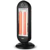 Avilia - Stufetta Elettrica con Oscillazione Automatica, Doppia Potenza 450-900W e Sistema di Sicurezza Anti-Ribaltamento per un Calore Uniforme e Naturale in Casa e Ufficio