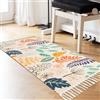 Terafeels Piccolo tappeto lavabile da cucina, 50 x 80 cm, antiscivolo interno, morbido, decorazione vacanze, stampa sottile, zerbino, comodino, bagno, 35080