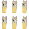 Greensen 6 Pezzi G9 LED Lampadina 9W COB Dimmerabile, 360 Gradi Dissipazione Termica G9 LED Lampada con Indicatore Tattile per Casa, Ufficio (Illuminazione bianca)