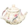 DEARMAMY Bollitore Smaltato per Tè Manico in Ceramica, Teiera Casalinga a Forma di Goccia, Conduzione Termica Efficiente e Design Decorativo Elegante