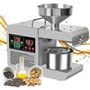 KMQRDZi Spremiolio intelligente per uso domestico,piccola pressa per olio in acciaio inox,adatta per l'estrazione di arachidi,testa grande,semi di girasole,semi di sesamo ecc,capacità di estrazione