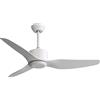 bimar VSP1320 Wi-Fi Ventilatore da soffitto Ø 132 cm con 3 Pale in ABS, Timer, Ventilatore con Telecomando, App e Controllo Vocale, Motore Silenzioso