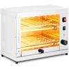 Royal Catering Tostiera Elettrica Salamandra Professionale RC-SGI01 (3200 W, Timer 15 minuti, Inox)