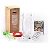 Kefirko Fermentatore per verdure, 1,4 litri, per fermentare frutta, verdura, kimchi, crauti e altro, materiali privi di BPA, colore rosso