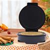 Esyogen Piastra per waffle sottile da 1200 W e cono per cialde sottili per waffle di ghiaccio, termostato regolabile (100-150 gradi), può fare cialde fino a 20 cm di diametro, JJFT9C4FEUHS8-LUCKYH