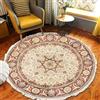 Tomifine Tessuto Tappeto Rotondo, Tappeti con Nappe Lavabile Mandala Stampato per Camera da Letto Soggiorno Cucina (90cm,#17)