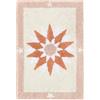 RugVista Silia Sun, Tappetino da bagno, Moderni, 60 x 90 cm, Rettangolare, Pelo corto, Soggiorno, Camera letto, Corridoio, Lavabile in lavatrice, Terracotta/Rosa