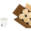 DPdantepellacani 500 Bicchieri in Carta per caffé capacità 100ml / 120 ml Colore Bianco biodegradabili cartoncino Bicchiere Piccolo Cartoncino 4oz Monouso Espresso
