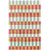 RugVista Flor, Tappeto, Moderni, 160 x 230 cm, Rettangolare, Pelo medio, Soggiorno, Camera da letto, Lavabile solo a secco, Rosa/Verde