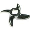 CATERING-SPAREPARTS Coltello a falce in acciaio inox tipo 22 per tritacarne 73mm Dimensioni interne 13x13mm Hendi, FAMA, Diamond, Sirman,