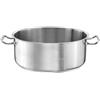 TOMGAST Tegame TOMGAST Diametro: 24 cm Altezza: 10,5 cm Capacità: 4,5 l | Acciaio inox 18/10 | Spessore pareti da 1 mm a 1,2 mm | Fondo in alluminio-acciaio battuto | Induzione