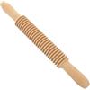 EXAOMBLE Mattarello Legno per Tagliatelle e Spaghetti, Utensile in Legno per Pasta Presa Comoda, Angoli Arrotondati, per Cucina e Forno