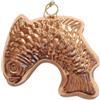 CREARTISTIC Decorazione da parete a forma di pesce - In rame puro - Dimensioni - 21x17 - Usato anche come Stampo per Cioccolata, Budino, altri dolci - Oggetti per la casa -Regalo Ideale