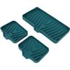 Wifehelper Portaspugna in Silicone, Vassoio Organizzatore per Lavello da Autodrenante Vassoio per Sapone da Deflettore per Lavello in Silicone da Controsoffitto Portaspugna