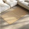 tectake® Tappeto Intrecciato 80x150 cm, Tappeto Salotto, Ideale per Interni Esterni, per Soggiorno, Camera da Letto, Bagno, Stile Boho-Chic Bohémien, Moderno Resistente a Intemperie, Vintage - Juta