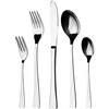GRÄWE® Würzburg - Set di posate per 6 persone, in acciaio INOX, 30 pezzi, senza nichel, inossidabile, lucidate a mano, lavabili in lavastoviglie