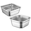 CIYODO Colander Strainer in Acciaio Inox 23cm, Set 1 Pezzo | Argento, Lavaggio Frutta e Verdura, Drenaggio per Riso e Altri Alimenti, Cesta Filtro Fine Mesh