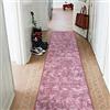 rugsx Passatoia SOLID per cucina, corridoio, soggiorno, robusto, moderno, rosa chiaro CALCESTRUZZO 50x330 cm