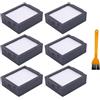 MYAYD Filtro di ricambio compatibile con iRobot Roomba i6/i6+/i3/i3+/i4/i4+/ i7/ i7+/ i8 /i8+ / j7 / j7+ /E5/E6 serie robot aspirapolvere, 6 pezzi di ricambio + 1 spazzola per la pulizia