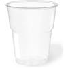 DOT Horeca Solutions 200 Bicchieri PET trasparenti monouso 250 ML tacca 0,2 alta qualità usa e getta bicchiere riciclabili per acqua bevande birra cocktail drink