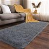 XUEDNGM Tappeto a Pelo Tappeto per Soggiorno 100 x 100 cm Morbido e Morbido, Antiscivolo, Lavabile, Durevole Tappeto Morbido e Soffice per La Camera da Letto per Soggiorno, Grigio