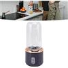 Sustvita Tazza di spremitura elettrica USB, mini frullatore portatile 300 ml con addominali di grado alimentare e 6 lame per uso esterno