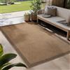 Carpetsale24 Tappeto per Interni ed Esterni, robusto, resistente alle intemperie e facile da pulire, con effetto juta naturale, ideale per soggiorno, cucina, terrazza, giardino e balcone, 120x170 cm