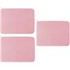 Liuyoyo 3 tappetini in microfibra per asciugare i piatti, 50 x 28 cm, assorbenti, scolapiatti, reversibile, in microfibra, per cucina, rosa