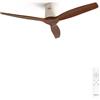 CREATE / WINDCALM/Ventilatore da soffitto bianco pale ABS scuro con telecomando / 40W, Silenzioso, Ø132 cm, 6 velocità, ABS, timer, funzione estate-inverno