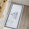 Mazovia Tappeto Cucina - Tappeti Cucina Antiscivolo - Tappeto per Cucina Pelo Corto - Certificato Oeko-Tex - Lavabile a 30°C - Cura facile - 80 x 200 cm - Argento