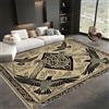 Generico Tappeto Soggiorno Vichingo Rune Ascia Misterioso Stile Fantasy 60x90 cm Tappeti per Salotto Moderno Cameretta Bimba Tappeti, Tappeto morbido e Antiscivolo Soffice per la camera da letto