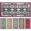 Olivo Tappeti OLIVO.shop | SPRINT KILIM 4 Tappeto kilim moderno, Tappeto cucina antiscivolo lavabile, Tappeto cucina geometrico, Passatoia kilim, varie misure (MULTICOLOR 4, 55x280 cm)
