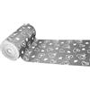 Russo Tessuti Tappeto Passatoia Corsia Antiscivolo Cucina Shabby Cuore Allungato Metraggio-Grigio-50x180