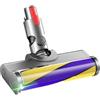 LOKLNEYK Accessori, Compatibili Con Dyson V11 V15 V10 V8 V7 V10 Slim V12 G5 Laser Soft Suction Head LED Floor Brush(V10 Slim V12)