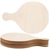 Cabilock Tagliere Legno Rotondo con Manico e Vassoio da Portata in Legno Set da 10 Pezzi Facile da Pulire come Tagliere per Cucina Professionale