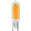 Generic XYAL Lampadine, Confezione da 6, lampadine LED COB AC220V G9 5W/7W/3W Lampada LED senza sfarfallio Lampadario LED in vetro for la casa Faretto(Warm White,G9 5W)