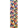 Pierre Tappeti Tappeto salotto moderno BOUTIQUE 2340 geometrico zig zag multicolore cm.60x230 passatoia corsia corridoio