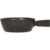 Boska Pentola per fonduta di formaggio, per stufa a gas, lavabile in lavastoviglie, in ceramica, nero, 1,3 litri