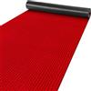 ANRO Tappeto per corridoio, cucina, passatoio da cucina, antiscivolo, in velluto, rosso, 65 x 100 cm