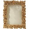 Tufgo Cornice portafoto in resina stile vintage, design classico europeo, per foto da 13 x 17,8 cm, cornice dorata, per mensola da scrivania o caminetto, decorazione per la casa, anniversario di matrimonio