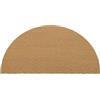 Markotex Zerbino Cocco Fibra Naturale e in Gomma Riciclata (33x60, 33x70,40x70, 40x80, 40x90, 50x100, 60x120, 70x140) (Naturale, Mezzaluna 40x70)