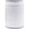 Bristlegrass Fascia elastica lucida pieghevole per cucire 3/4 20mm FOE rotolo di nastro elastico per capelli per capelli per vestiti da cucito fai da te (C-3/10,2 cm x 10,2 m, bianco)