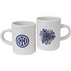 Giemme INTER INTERNAZIONALE NERAZZURRI SET 2 TAZZINE IN CERAMICA CON MANICO UFFICALE CON CONFEZIONE REGALO