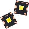 SPOUPKFKCK Chip LED COB60W DC12-14V Lampada LEDPerlineRameLed 12volt Adatto for Carlight Luce di inondazione Faretto Searchl Lightingight Bianco freddo caldo(Warm white)