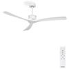 CREATE / WIND LARGE DC/Ventilatore da soffitto bianco e pale bianche / 6 velocità, silenzioso, programmabile, due altezze